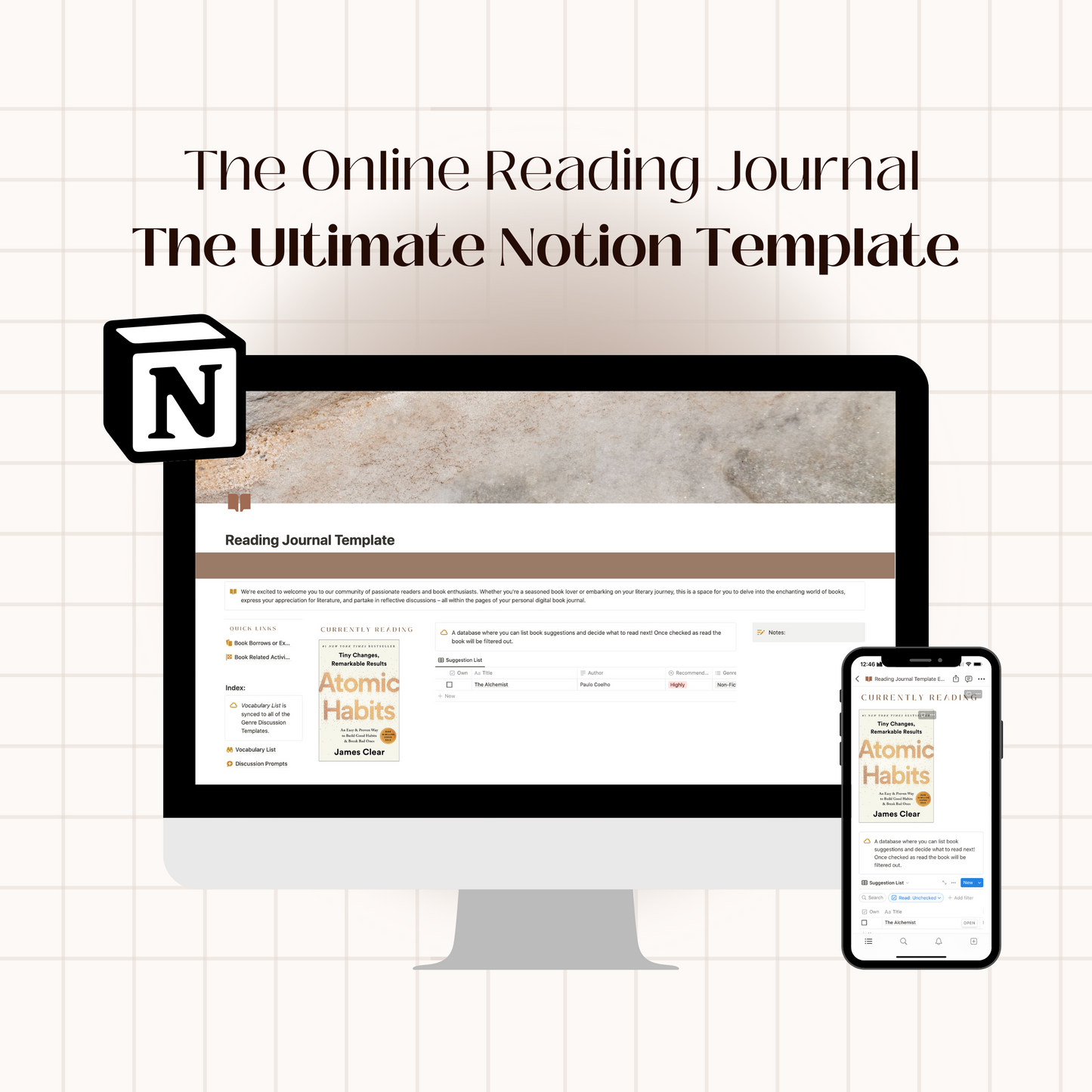 The Reading Journal: The Ultimate Notion Template