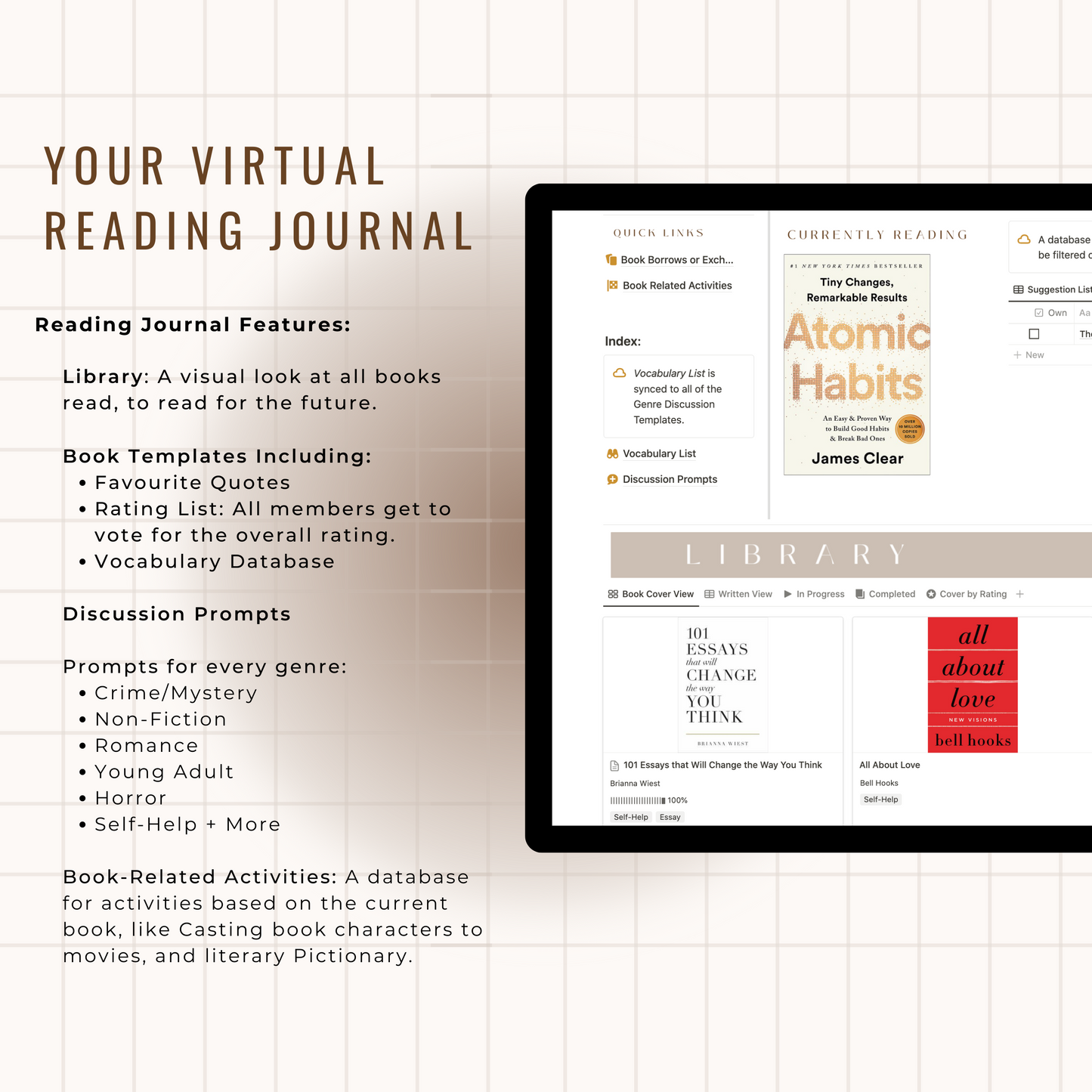 The Reading Journal: The Ultimate Notion Template