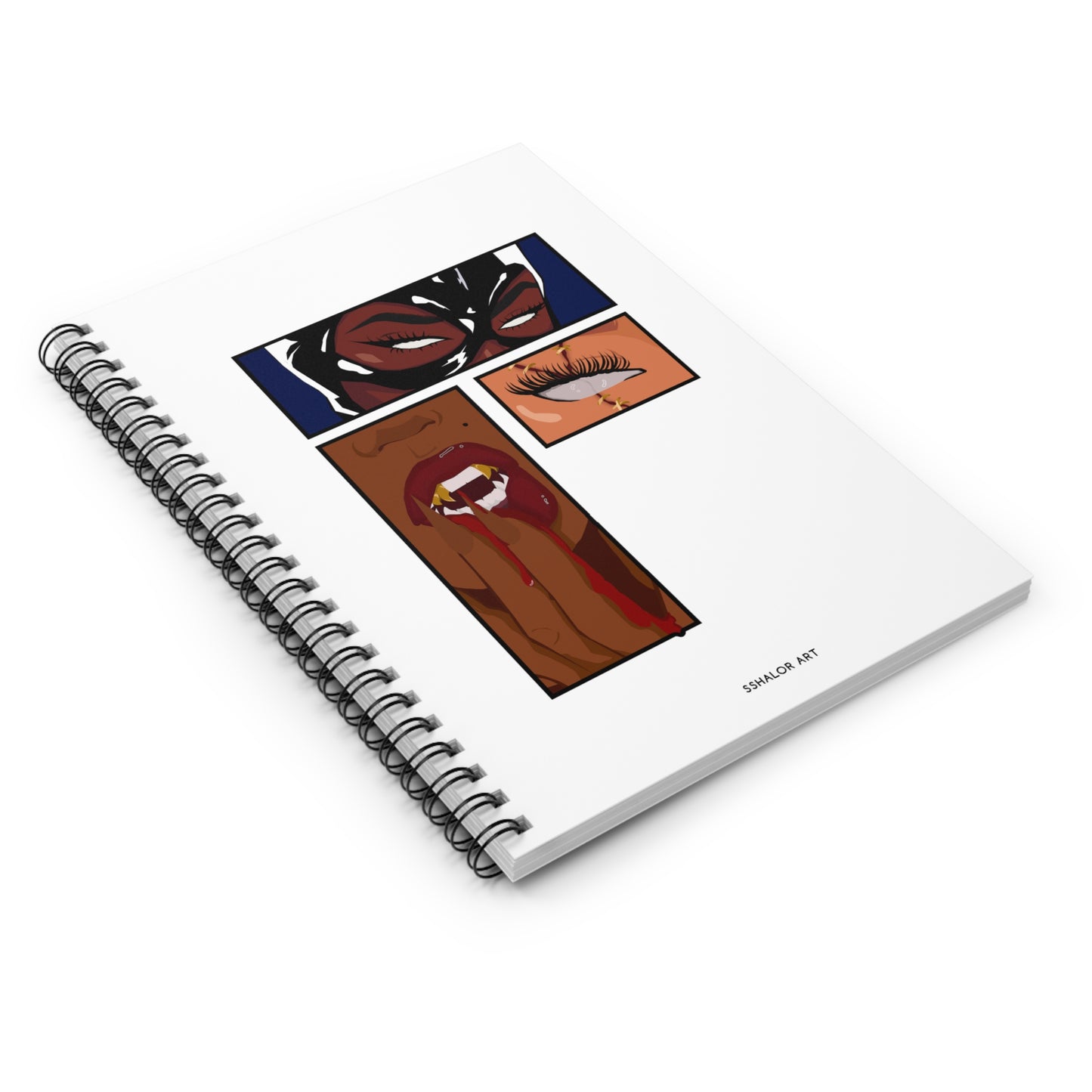 Muses. 02: Spooky Spiral Notebook