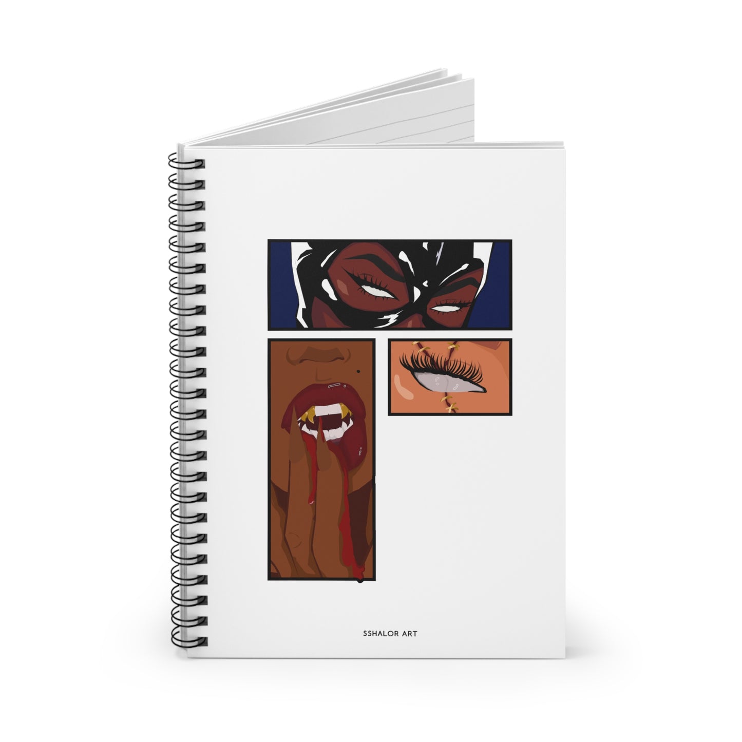 Muses. 02: Spooky Spiral Notebook
