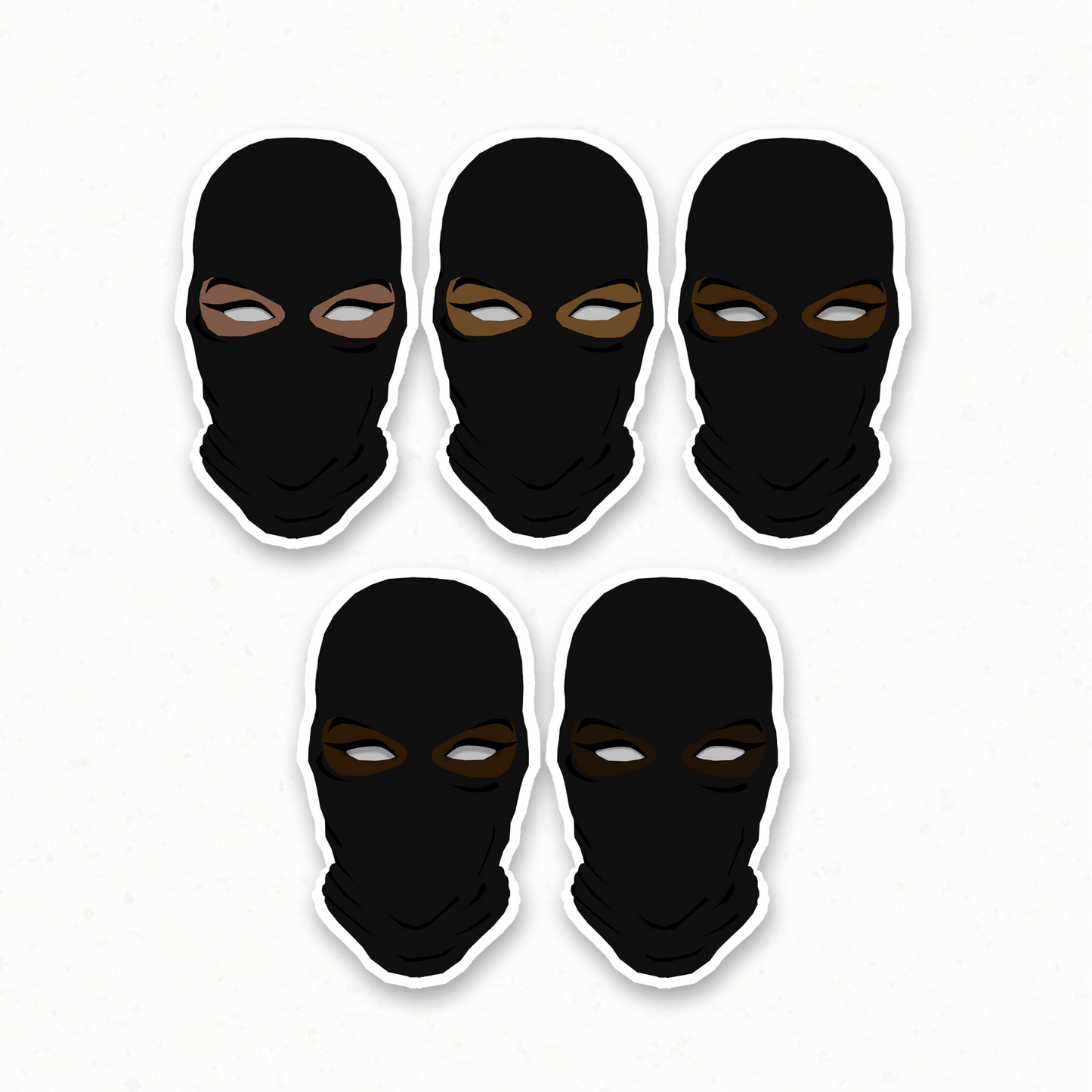 Dark Lane Masks Stickers