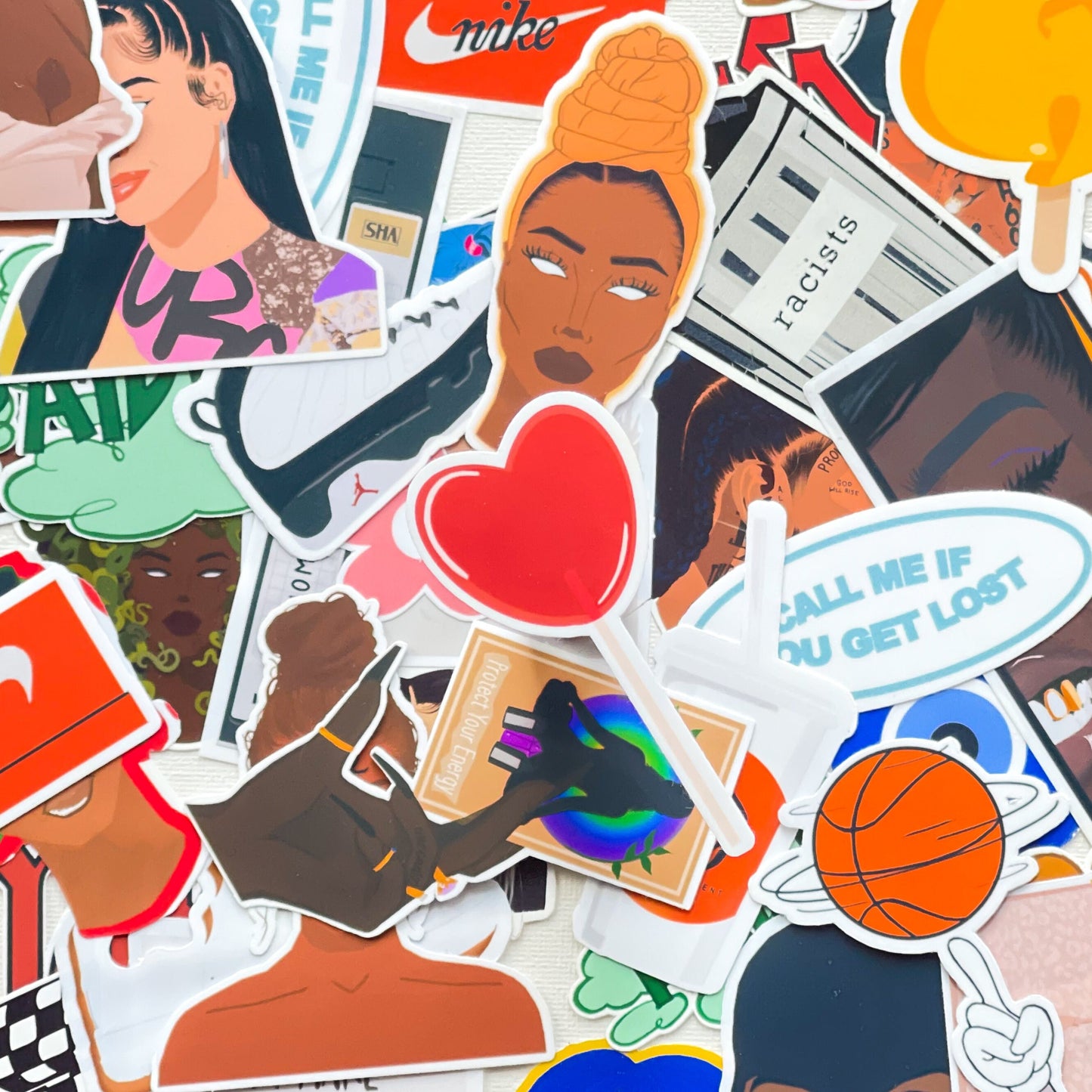 Heart Lollipop, Die Cut Sticker | Red, Candy Stickers | Laptop, Journal, Water Bottle Stickers | Valentine Stickers