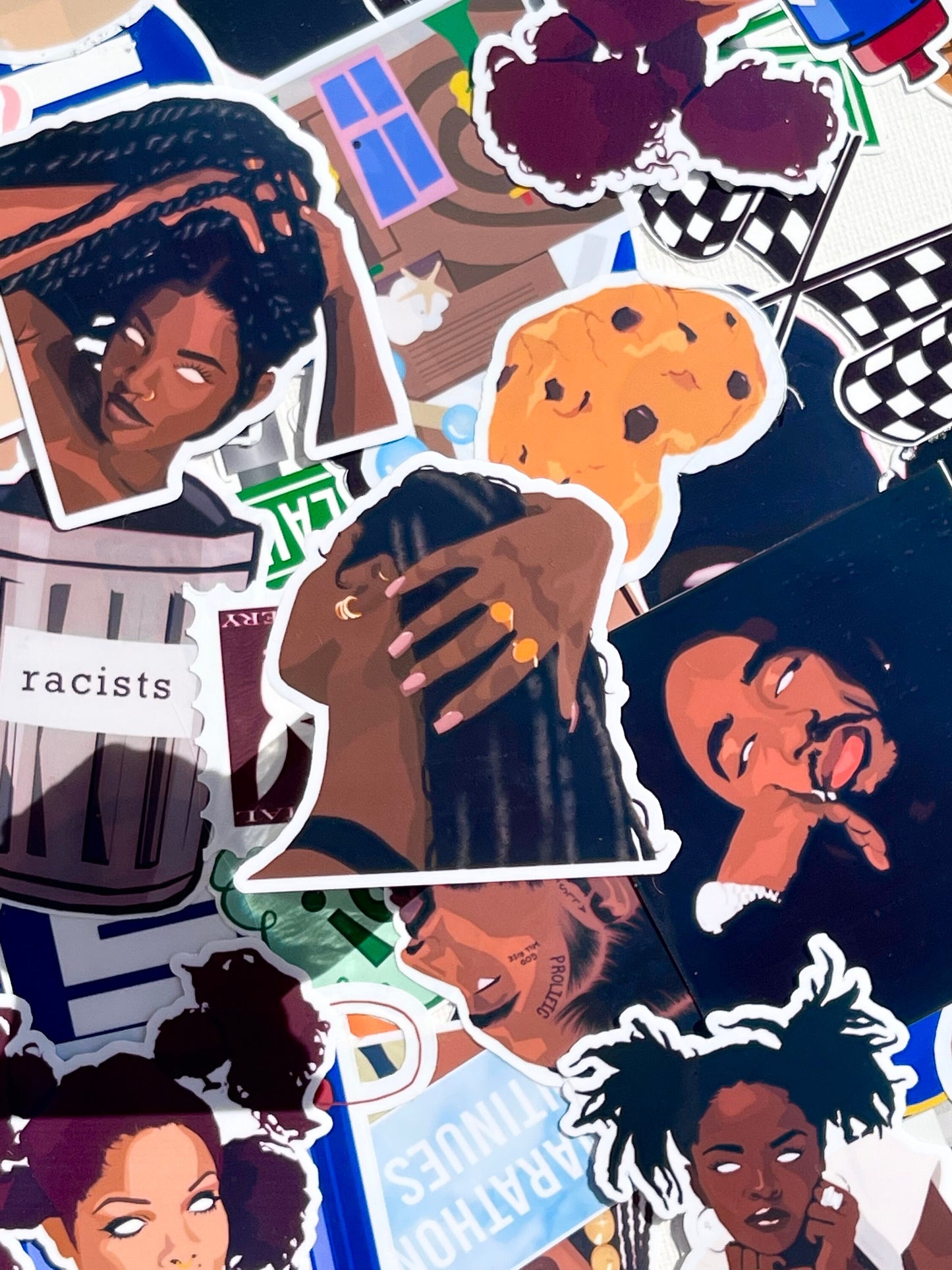 Culture .01, Die Cut Sticker | Black Girl Stickers | Laptop, Journal, Water Bottle Stickers