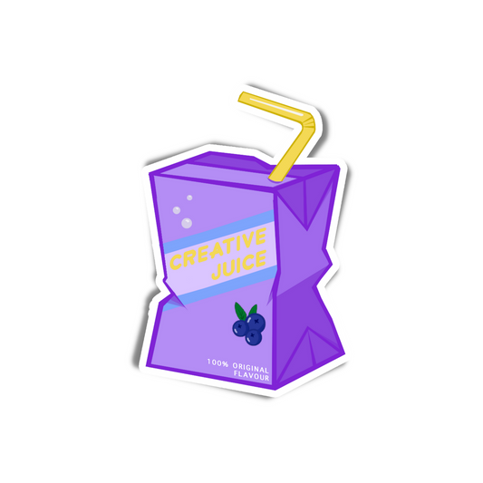 Creative Juice Box Sticker