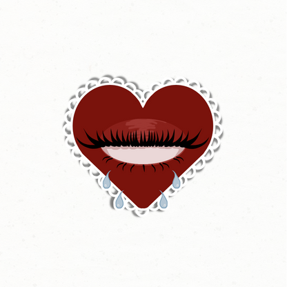 Lonely Heart Sticker