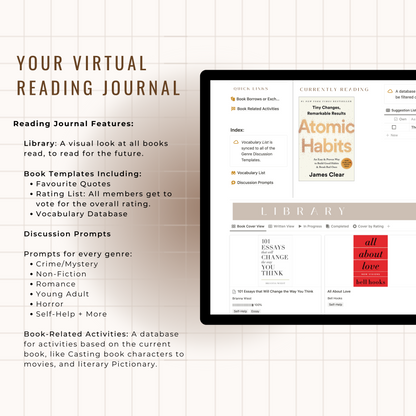 The Reading Journal: The Ultimate Notion Template