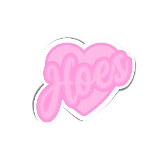 LOVE HOES Sticker