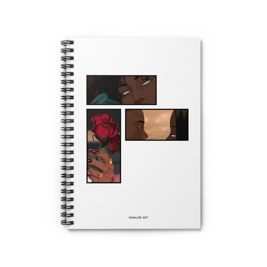 Muses .04 "BLACK LUV" Spiral Notebook