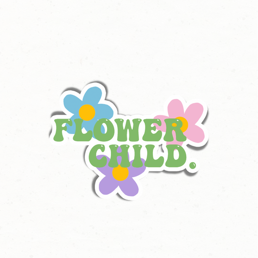 Flower Child Sticker