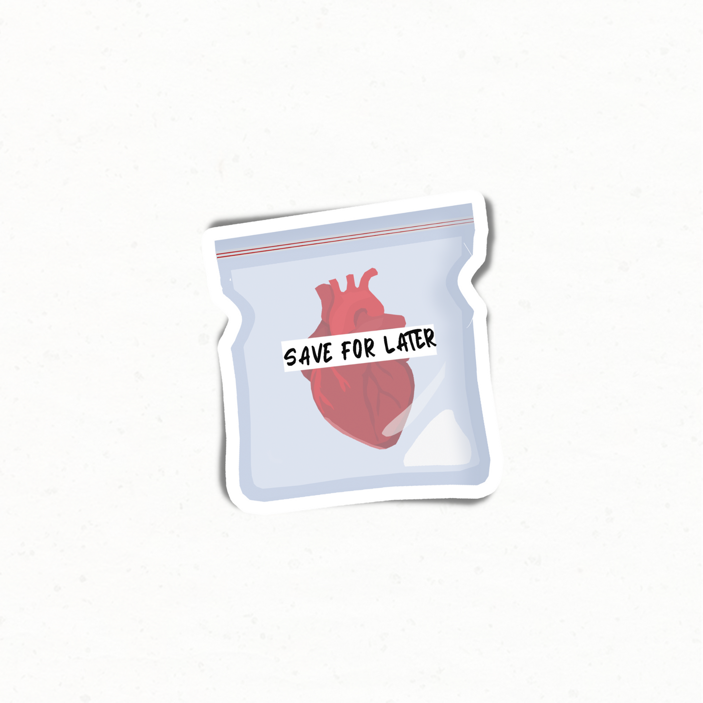 'Save For Later' Bag Sticker