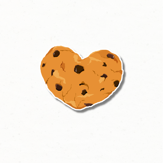 Heart Cookie Sticker