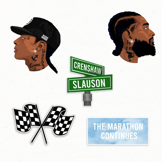 Nipsey Hussle 'Hussle'  Sticker Pack