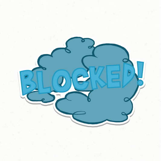BLOCKED! Sticker