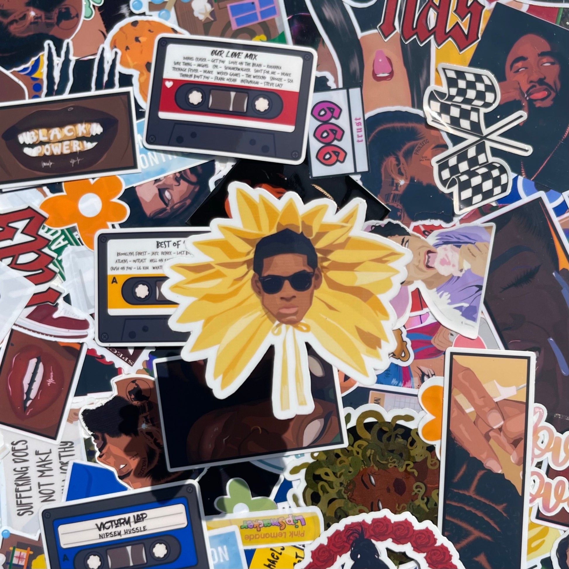 Sunflower Will, Die Cut Sticker | Fresh Prince of Bel-Air Stickers | Funny Stickers | Laptop, Journal, Tumbler Stickers |