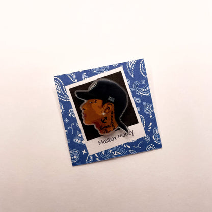Nipsey Hussle Mailbox Money Pin | Hat, Clothes, Bag Pin | The Marathon Continues | Acrylic Hip Hop Pin