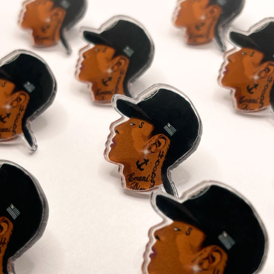 Nipsey Hussle Mailbox Money Pin | Hat, Clothes, Bag Pin | The Marathon Continues | Acrylic Hip Hop Pin