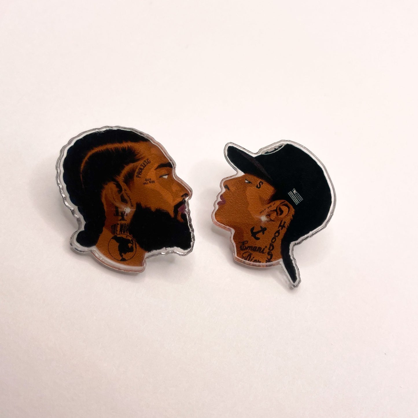 Nipsey Hussle Mailbox Money Pin | Hat, Clothes, Bag Pin | The Marathon Continues | Acrylic Hip Hop Pin