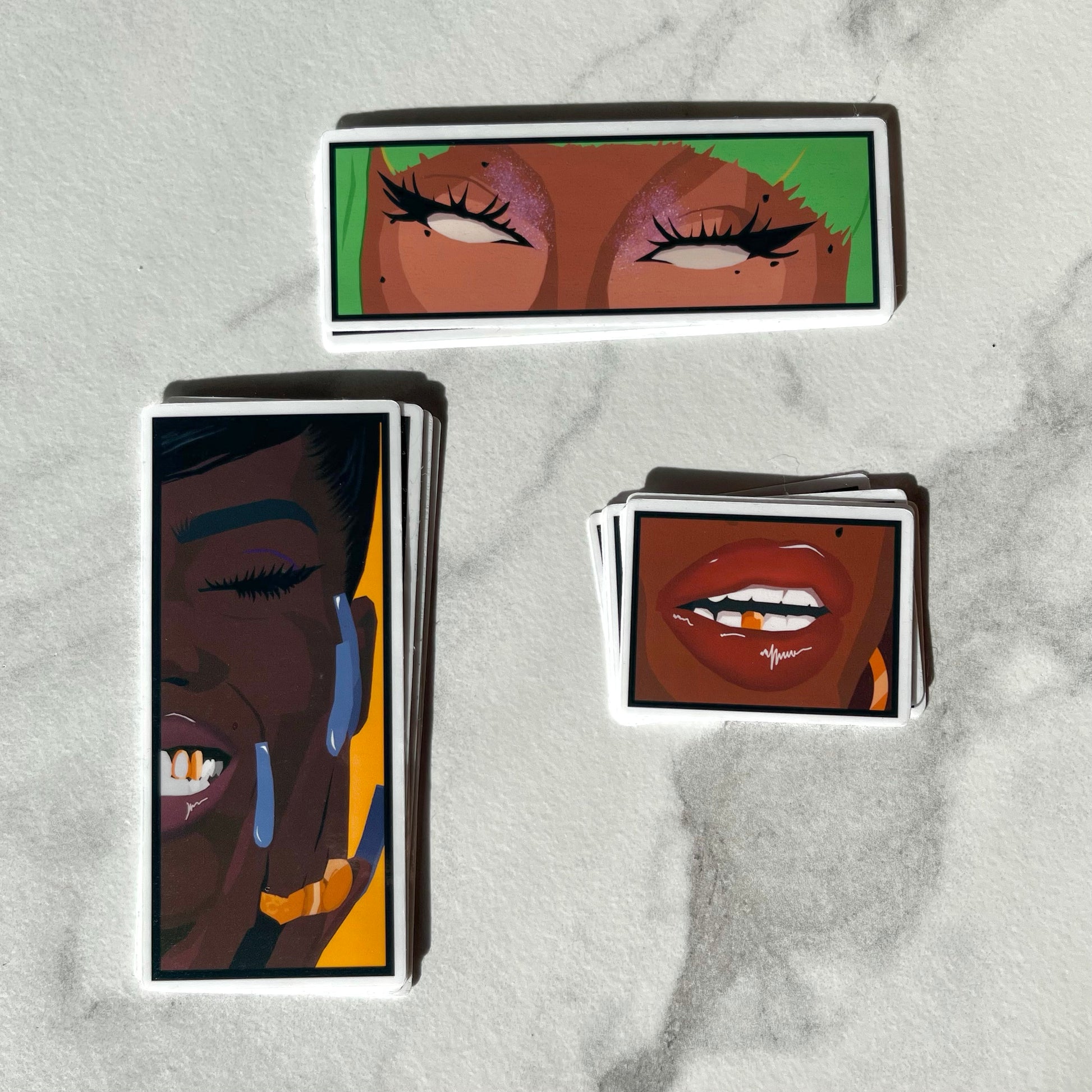 The Muses, Die Cut Sticker Set | Black Girl Stickers | Aesthetic Stickers | Water bottle, Laptop, Stickers