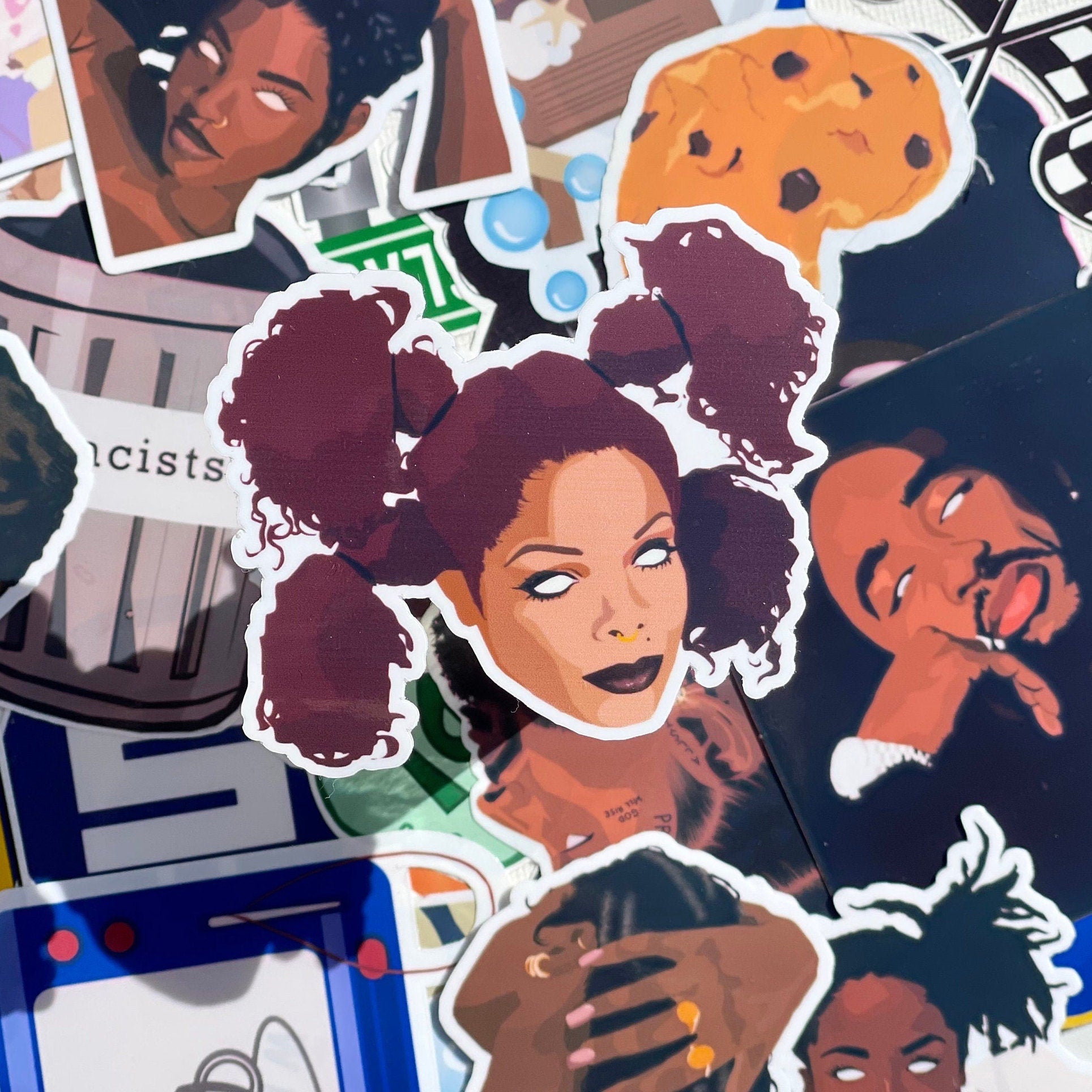 Janet Jackson "Ms.Jackson", Die Cut Sticker | Celebrity Stickers | Laptop, Waterbottle, Journal Stickers