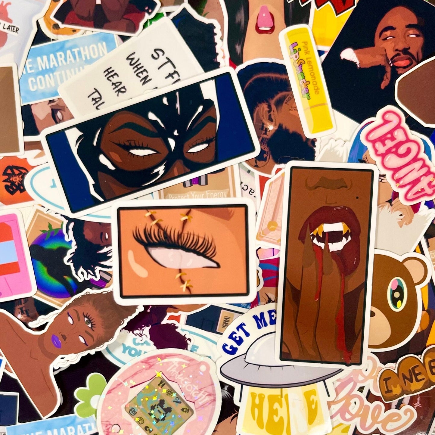 The Muses (SPOOKY) Die Cut Sticker | Monster Stickers | Laptop, Journal, Water Bottle Stickers | Black Girl Stickers | Halloween Stickers